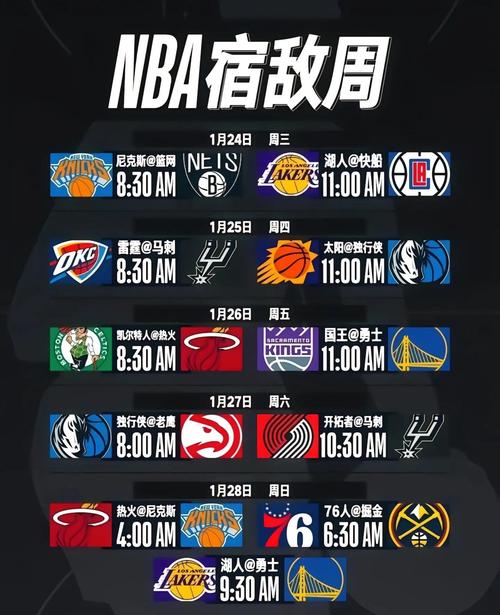 常规赛NBA赛程；常规赛nba赛程录像回放