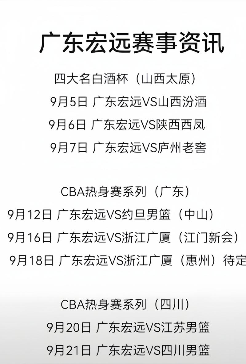 CBA比赛日程表；cba比赛日程表地点