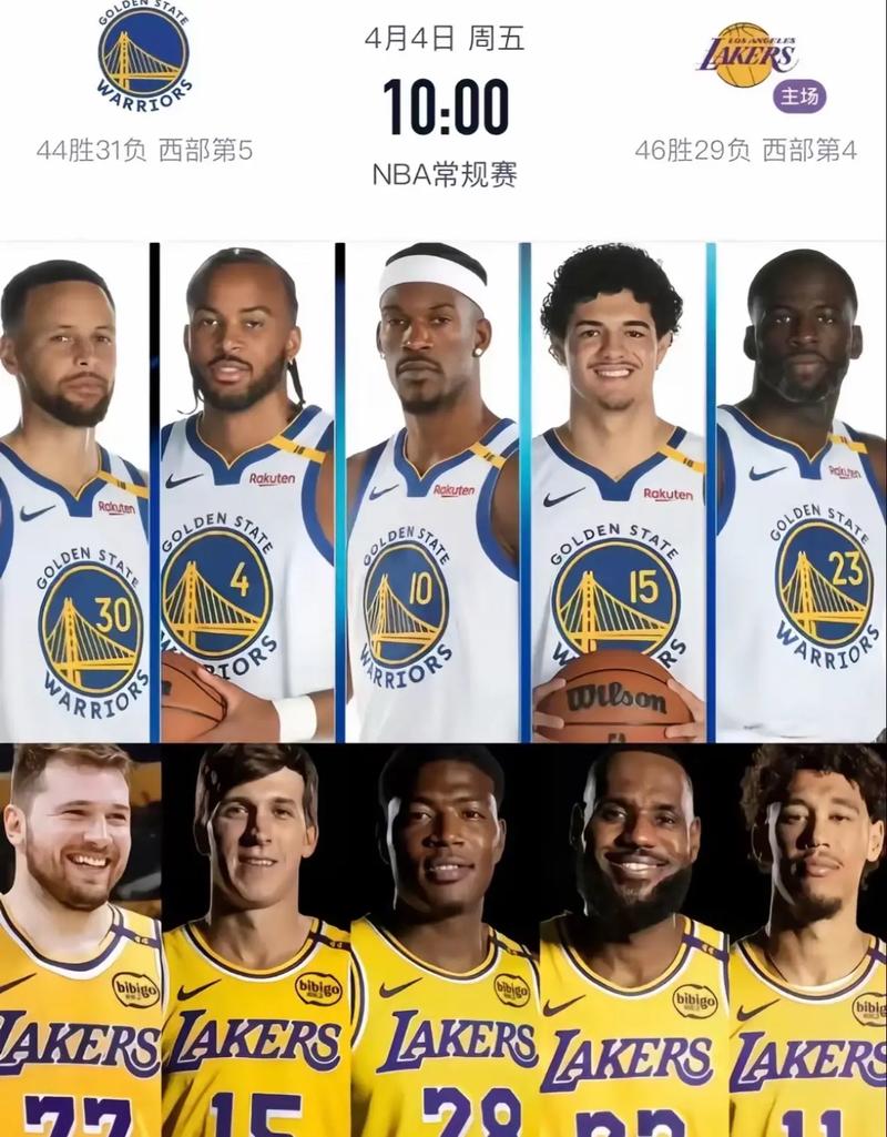勇士vs湖人；勇士vs湖人4月4号回放