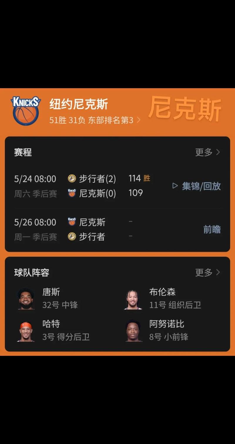 尼克斯vs篮网；尼克斯VS篮网预测